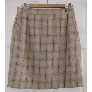 Chaus Sport Plaid Wrap Skirt (Size 12)